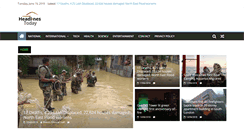 Desktop Screenshot of headlinestoday.org
